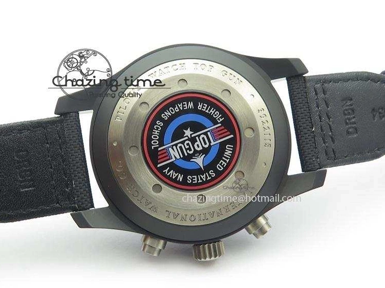 MIROTIME 0706 Pilot Chrono IW388003 Real Ceramic V6F 1:1 Best Edition On Black Nylon Strap A StreetReady 7284